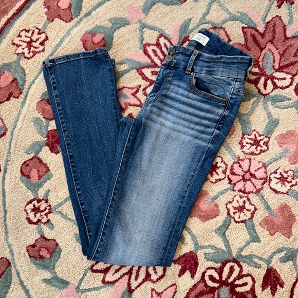 BKE Payton Mid Rise Straight Leg Denim Medium Wash Jeans 27x32 - Picture 10 of 10